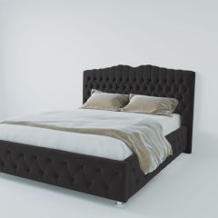 Кровать Нягань с ПМ 1200 (экокожа кольт ч) в Асбесте - asbest.mebel24.online | фото 2