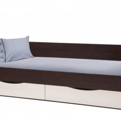 Кровать одинарная "Фея - 3" симметричная New (2000Х900) венге/вудлайн кремовый в Асбесте - asbest.mebel24.online | фото 1