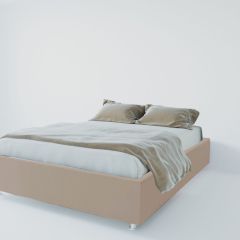 Кровать Подиум с ПМ 1200 (велюр серый) в Асбесте - asbest.mebel24.online | фото