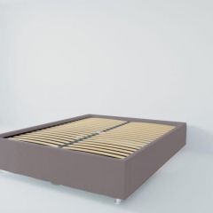Кровать Подиум с ортопедическим основанием 800 (велюр темно-серый) в Асбесте - asbest.mebel24.online | фото 2