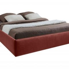Кровать Подиум с ПМ 1200 (велюр бордо) в Асбесте - asbest.mebel24.online | фото 2