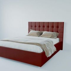 Кровать Венеция без основания 2000 (велюр бордо) в Асбесте - asbest.mebel24.online | фото