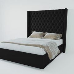 Кровать Версаль ЛЮКС без основания 1200 (экокожа кольт ч) в Асбесте - asbest.mebel24.online | фото