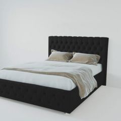 Кровать Версаль 1400 без основания (экокожа кольт ч) в Асбесте - asbest.mebel24.online | фото