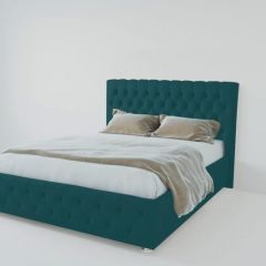 Кровать Версаль 1800 без основания (велюр бирюзовый) в Асбесте - asbest.mebel24.online | фото