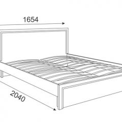 Кровать 1.6 Беатрис М07 Стандарт с ортопедическим основанием (дуб млечный) в Асбесте - asbest.mebel24.online | фото