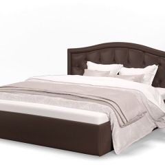 Кровать Стелла 1200 + Основание (Лесмо brown) коричневый в Асбесте - asbest.mebel24.online | фото 1