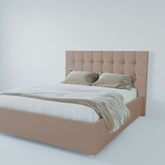 Кровать Венеция с ПМ 1400 (велюр серый) в Асбесте - asbest.mebel24.online | фото 2