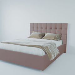 Кровать Венеция с ПМ 1800 (велюр темно-серый) в Асбесте - asbest.mebel24.online | фото 2
