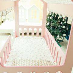 Кровать-домик без ящика 800*1600 (Розовый) в Асбесте - asbest.mebel24.online | фото 3