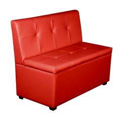 Кухонный диван Уют-1 (1000) Красный в Асбесте - asbest.mebel24.online | фото