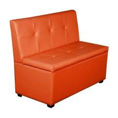 Кухонный диван Уют-1 (1000) Оранжевый в Асбесте - asbest.mebel24.online | фото 1