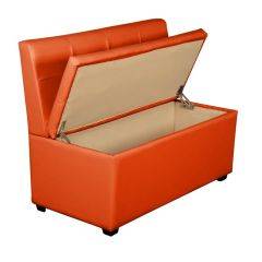 Кухонный диван Уют-1 (1000) Оранжевый в Асбесте - asbest.mebel24.online | фото 2