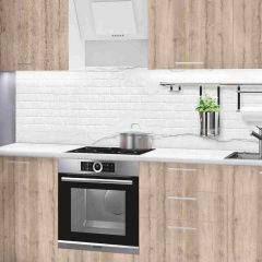 Кухонный фартук со столешницей (А-013) в едином стиле (3050 мм) в Асбесте - asbest.mebel24.online | фото
