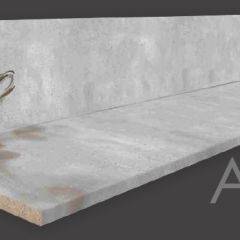 Кухонный фартук со столешницей (А-03) в едином стиле (3050 мм) в Асбесте - asbest.mebel24.online | фото 2