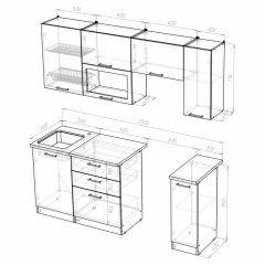 Кухонный гарнитур Инна ультра 2000 в Асбесте - asbest.mebel24.online | фото 4