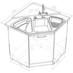 Кухонный гарнитур Лариса оптима 1 1300х2500 мм в Асбесте - asbest.mebel24.online | фото 17