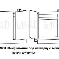 ЛИЗА-2 Кухонный гарнитур 1,6 Белый глянец холодный в Асбесте - asbest.mebel24.online | фото 6