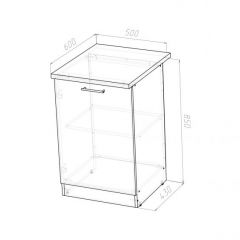 Кухонный гарнитур Лоретта стандарт 1600 мм в Асбесте - asbest.mebel24.online | фото 13