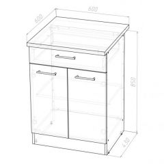 Кухонный гарнитур Лоретта стандарт 1600 мм в Асбесте - asbest.mebel24.online | фото 14