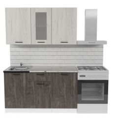 Кухонный гарнитур Сиена медиум 1400 мм в Асбесте - asbest.mebel24.online | фото 3