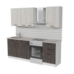Кухонный гарнитур Сиена стандарт 1600 мм в Асбесте - asbest.mebel24.online | фото 4