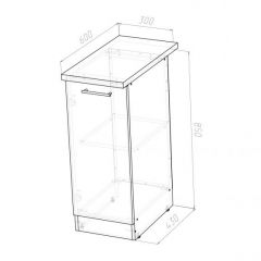 Кухонный гарнитур Симфония лайт 1200 мм в Асбесте - asbest.mebel24.online | фото 15
