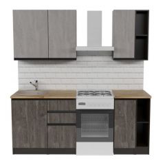 Кухонный гарнитур Симфония медиум 1400 мм в Асбесте - asbest.mebel24.online | фото 3