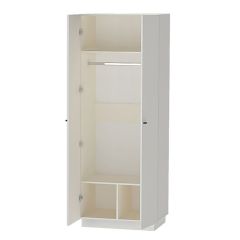 Квадро ШК-1 Шкаф 2дв (ЛДСП миндаль) в Асбесте - asbest.mebel24.online | фото 2
