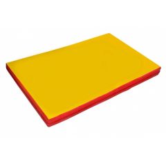 Мат гимнастический 2х1х0,05м цв. красный-желтый в Асбесте - asbest.mebel24.online | фото