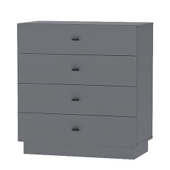 Модульная спальня Квадро (ЛДСП дуб крафт золотой) в Асбесте - asbest.mebel24.online | фото 3