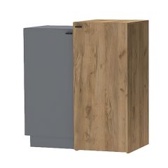 Модульная спальня Квадро (ЛДСП дуб крафт золотой) в Асбесте - asbest.mebel24.online | фото 4