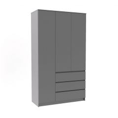 МОРИ МШ 1200.1 Шкаф (графит) в Асбесте - asbest.mebel24.online | фото 2