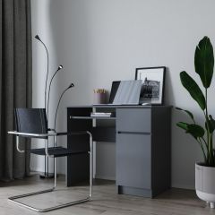 МОРИ МС-1 Стол ЛЕВЫЙ/ПРАВЫЙ (графит) в Асбесте - asbest.mebel24.online | фото