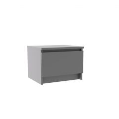 МОРИ ТПМ 400.1 Тумба прикроватная (графит) в Асбесте - asbest.mebel24.online | фото 2