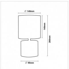 Настольная лампа декоративная Lucide Greasby 47502/81/38 в Асбесте - asbest.mebel24.online | фото 4