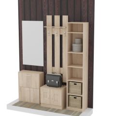 Обувница 2 секции (дуб сонома) в Асбесте - asbest.mebel24.online | фото 4