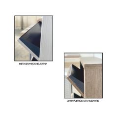 Обувница Комфорт Ф 002 Фасад 3D Гармонь ребро (5 секции) в Асбесте - asbest.mebel24.online | фото 5