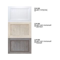 Обувница Комфорт Ф 003 Фасад 3D Бамбук (3 секции) в Асбесте - asbest.mebel24.online | фото 3