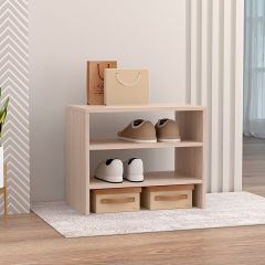 Обувница открытая 550 (ЛДСП Ясень светлый) в Асбесте - asbest.mebel24.online | фото