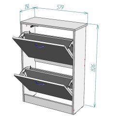 Обувница W3 в Асбесте - asbest.mebel24.online | фото 2