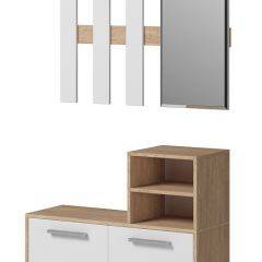 Прихожая Энтер (Белый/Дуб Сонома) Комплектация 3 в Асбесте - asbest.mebel24.online | фото 4