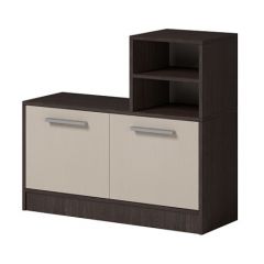 Прихожая Энтер (Венге/Дуб молочный) Комплектация 2 в Асбесте - asbest.mebel24.online | фото 3