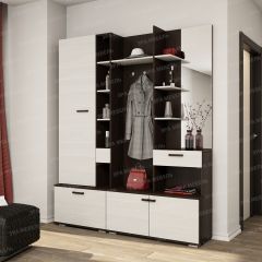 Прихожая Инес ШК770 + ВЗ1000 венге/лоредо в Асбесте - asbest.mebel24.online | фото 2