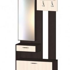 ИНФИНИТИ Прихожая (Секция с зеркалом + 2 шкафа-пенала) в Асбесте - asbest.mebel24.online | фото 4