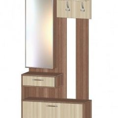 ИНФИНИТИ Прихожая (Секция с зеркалом + 2 шкафа-пенала) в Асбесте - asbest.mebel24.online | фото 5