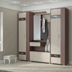 ИНФИНИТИ Прихожая (Секция с зеркалом + 2 шкафа-пенала) в Асбесте - asbest.mebel24.online | фото 2