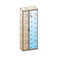 Прихожая Карина композиция 1 (Снежный ясень) в Асбесте - asbest.mebel24.online | фото 2