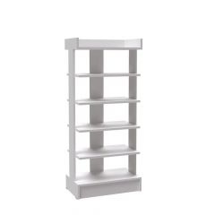 Прихожая Кевин Обувница открытая (Белый) в Асбесте - asbest.mebel24.online | фото