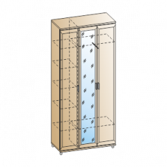 Прихожая Мелисса композиция 2 (Гикори Джексон светлый) в Асбесте - asbest.mebel24.online | фото 2